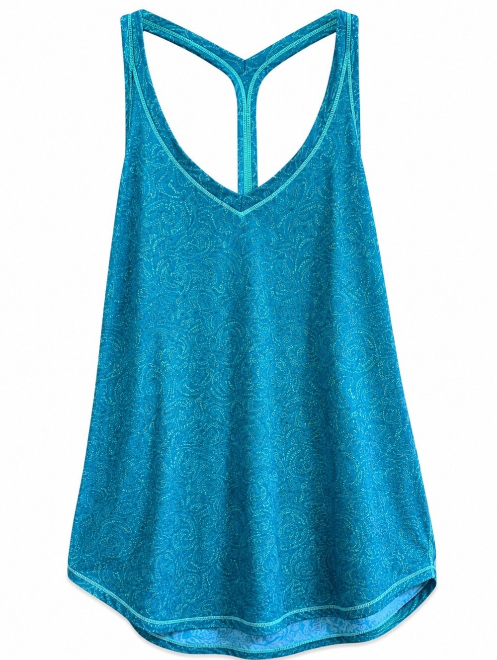 Lululemon Women's Health Trust Racerback Active Tank Top Blue Green Size 8